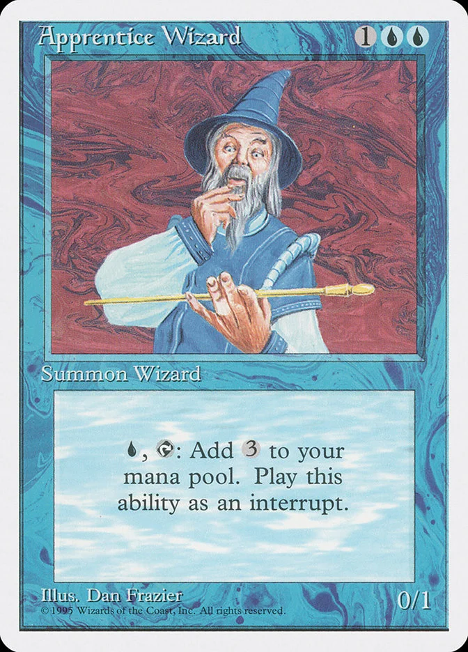 Apprentice Wizard 「4ED/61」「EN」