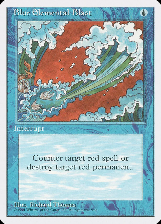 Blue Elemental Blast 「4ED/63」「EN」