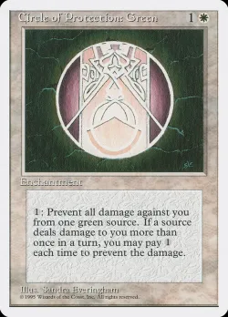 Circle of Protection: Green #16 · Magic: The Gathering