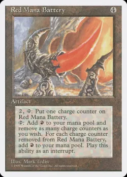 Red Mana Battery 「4ED/343」「EN」