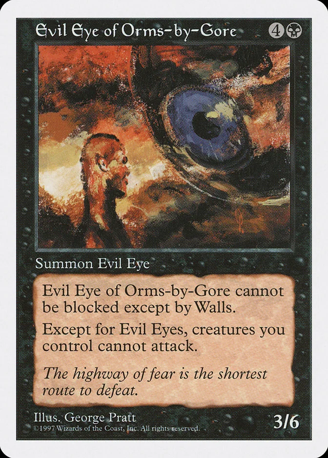 Evil Eye of Orms-by-Gore 「5ED/159」「EN」