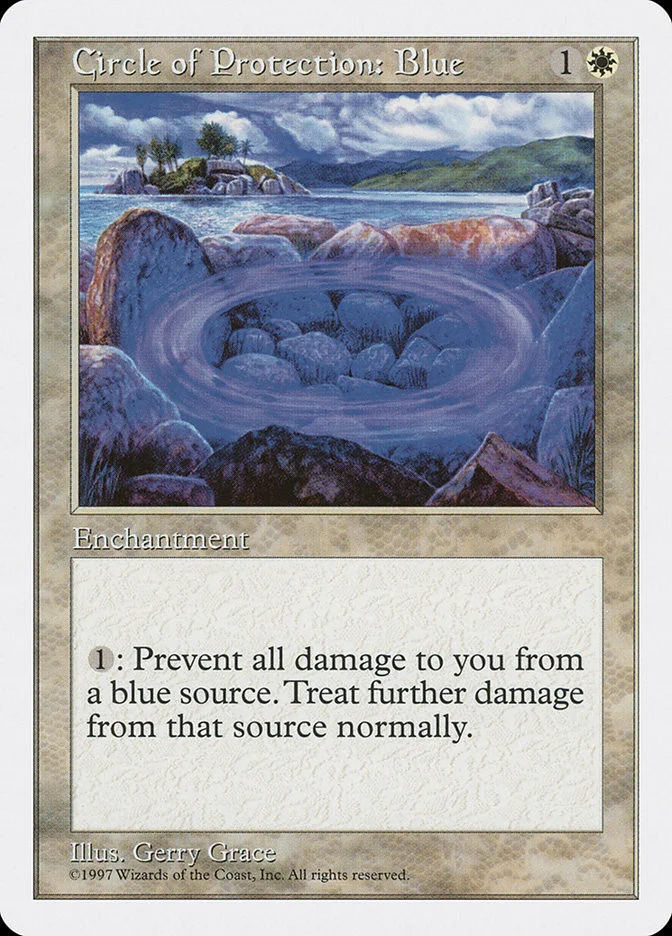 Circle of Protection: Blue 「5ED/18」「EN」