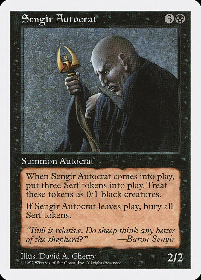 Sengir Autocrat 「5ED/193」「EN」