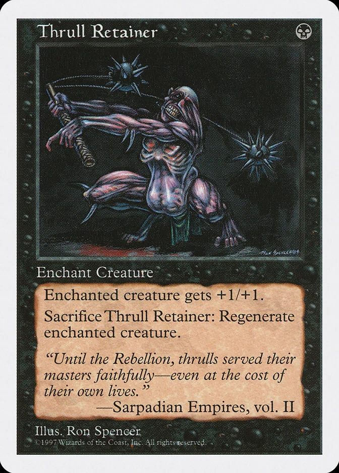 Thrull Retainer 「5ED/198」「EN」