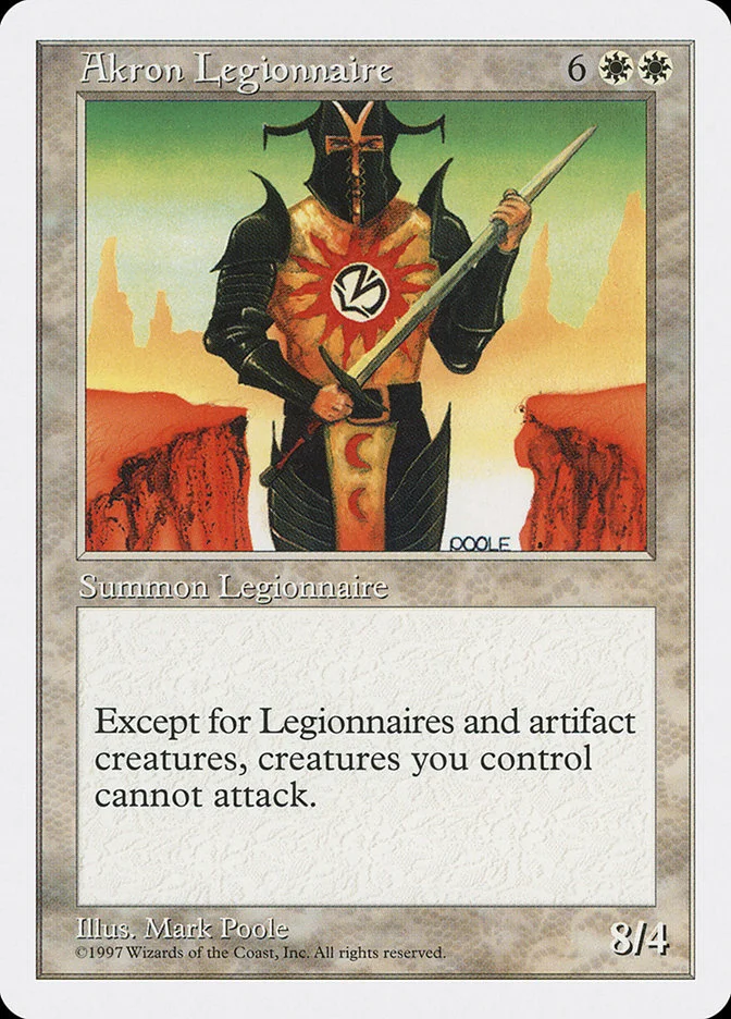 Akron Legionnaire 「5ED/2」「EN」