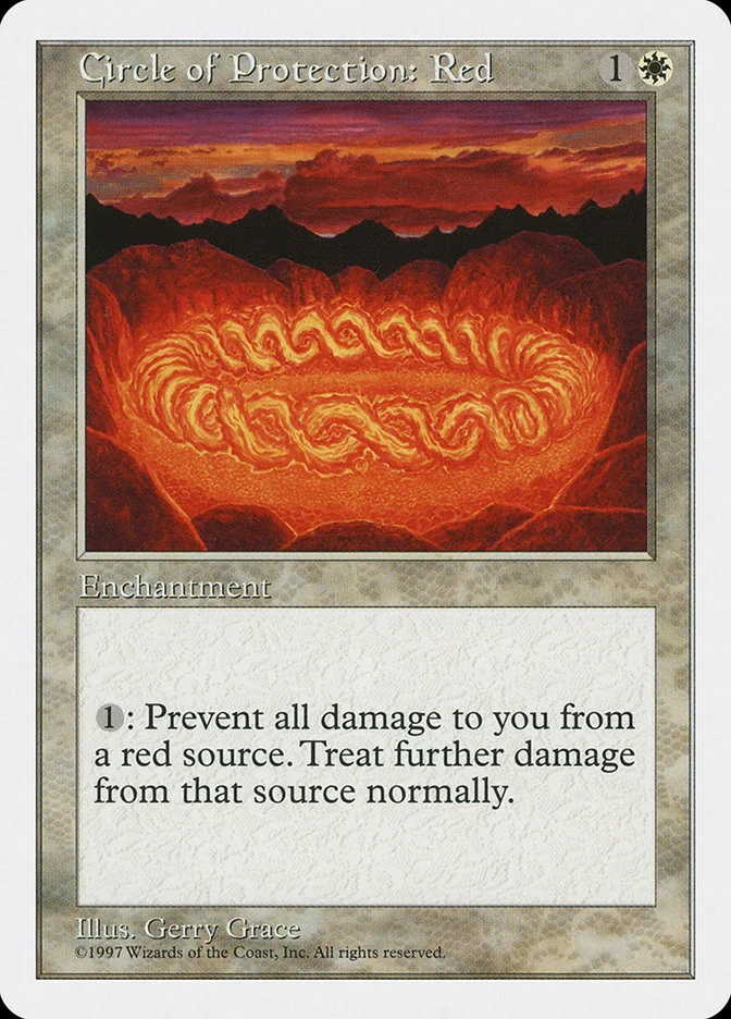 Circle of Protection: Red 「5ED/20」「EN」
