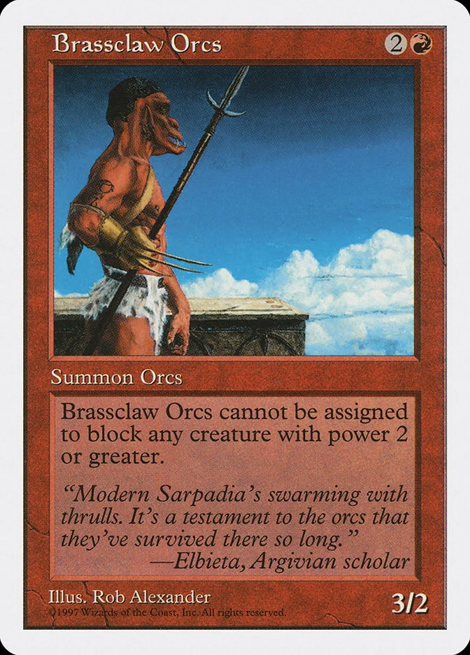Brassclaw Orcs 「5ED/213」「EN」