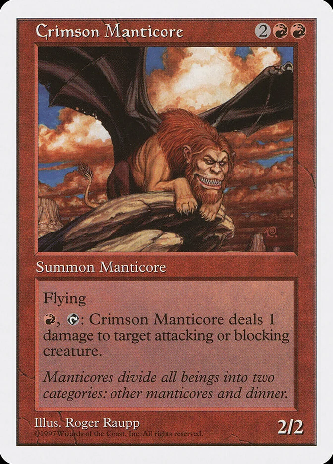 Crimson Manticore 「5ED/217」「EN」
