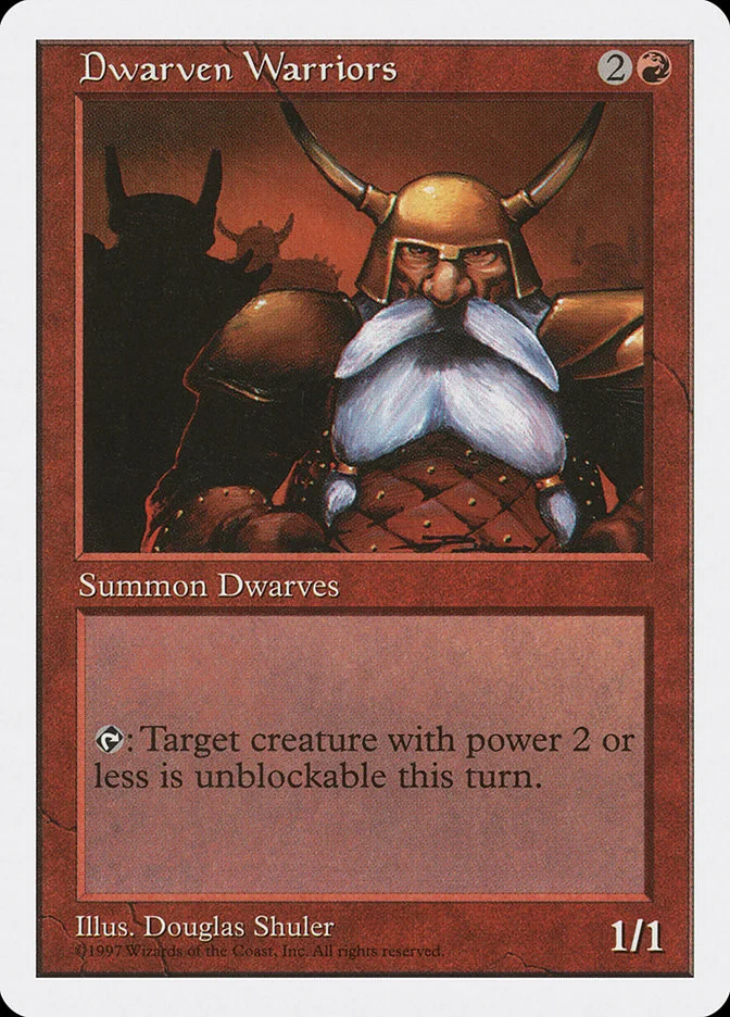 Dwarven Warriors 「5ED/222」「EN」