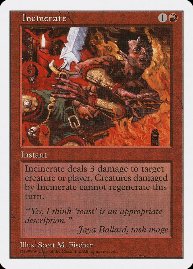 Incinerate 「5ED/242」「EN」