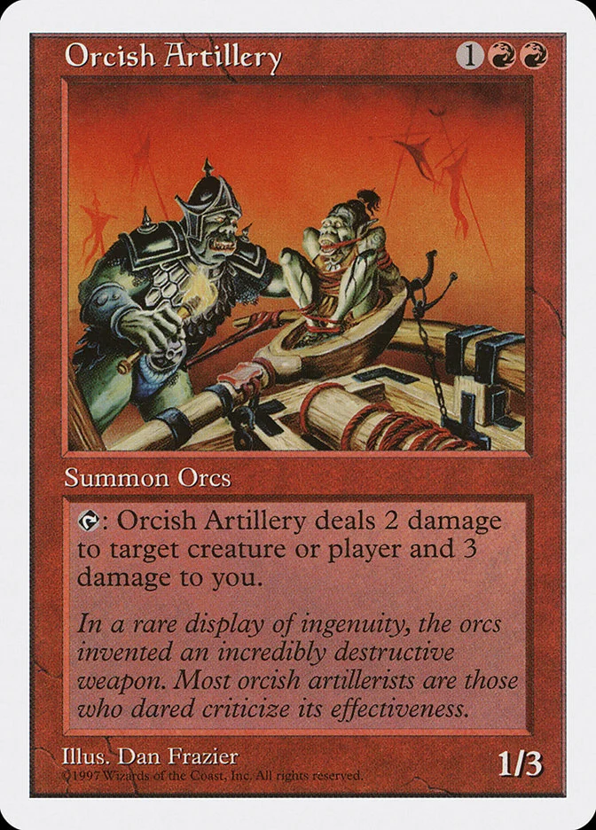 Orcish Artillery 「5ED/253」「EN」