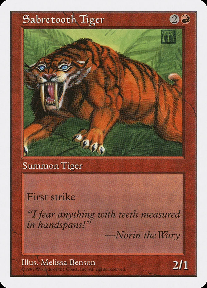 Sabretooth Tiger 「5ED/264」「EN」