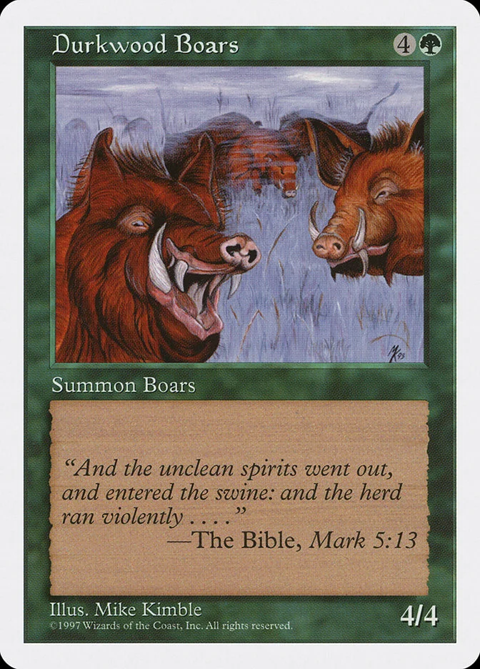Durkwood Boars 「5ED/289」「EN」
