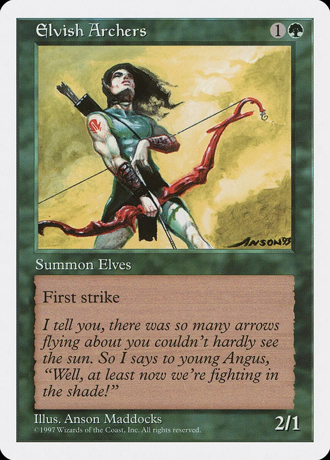 Elvish Archers 「5ED/292」「EN」