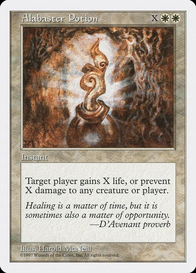 Alabaster Potion 「5ED/3」「EN」