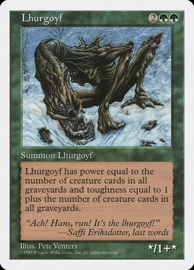 Lhurgoyf 「5ED/309」「EN」