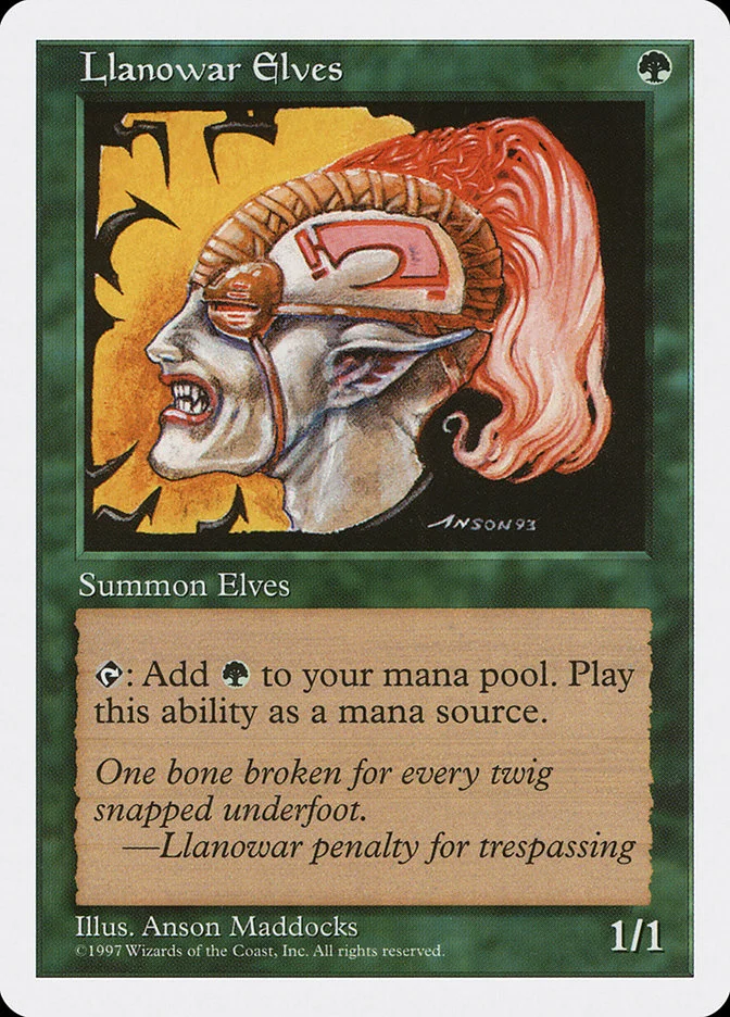 Llanowar Elves 「5ED/313」「EN」