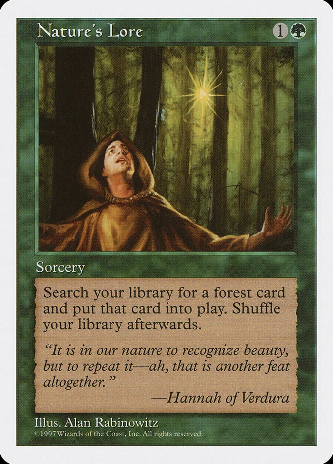 Nature's Lore 「5ED/316」「EN」