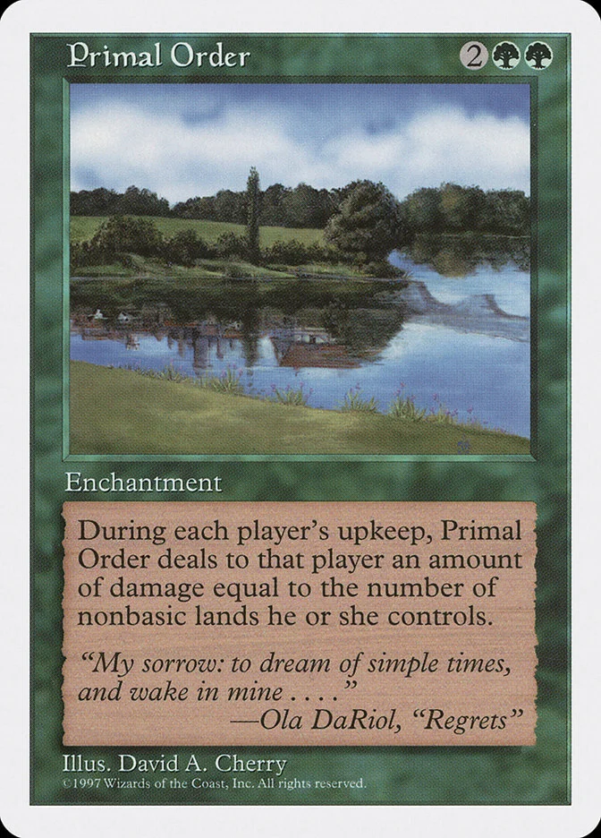 Primal Order 「5ED/318」「EN」