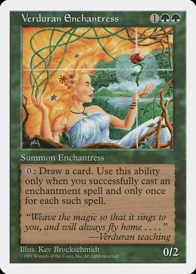 Verduran Enchantress 「5ED/337」「EN」