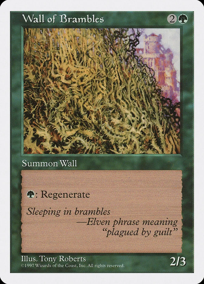 Wall of Brambles 「5ED/338」「EN」