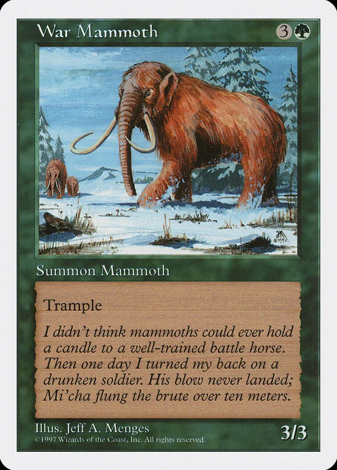 War Mammoth 「5ED/340」「EN」