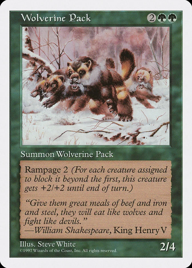 Wolverine Pack 「5ED/344」「EN」
