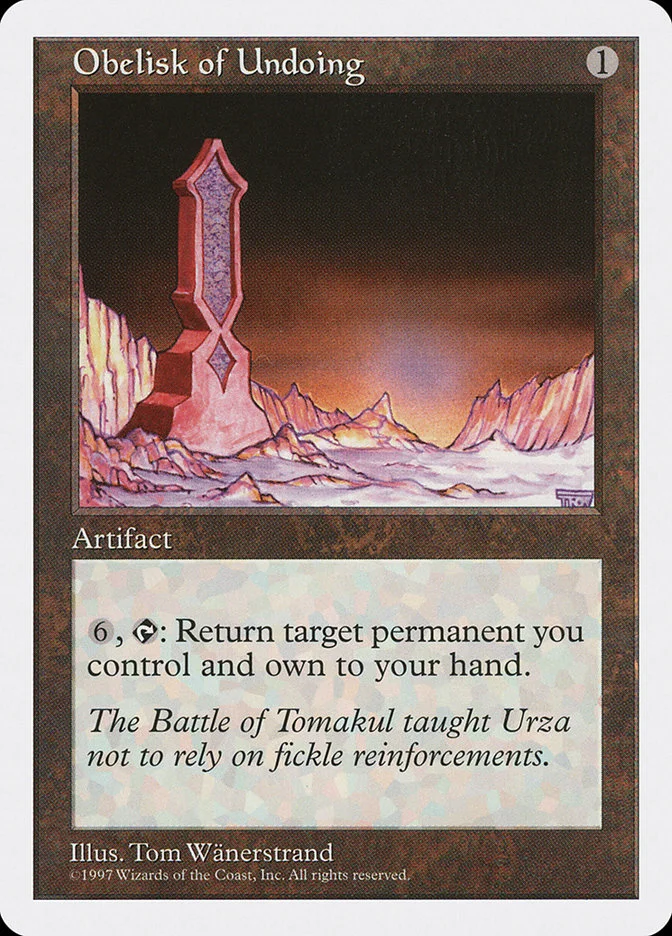 Obelisk of Undoing 「5ED/392」「EN」