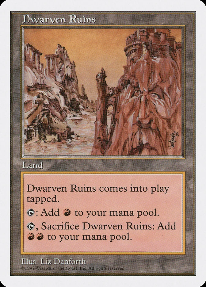 Dwarven Ruins 「5ED/415」「EN」