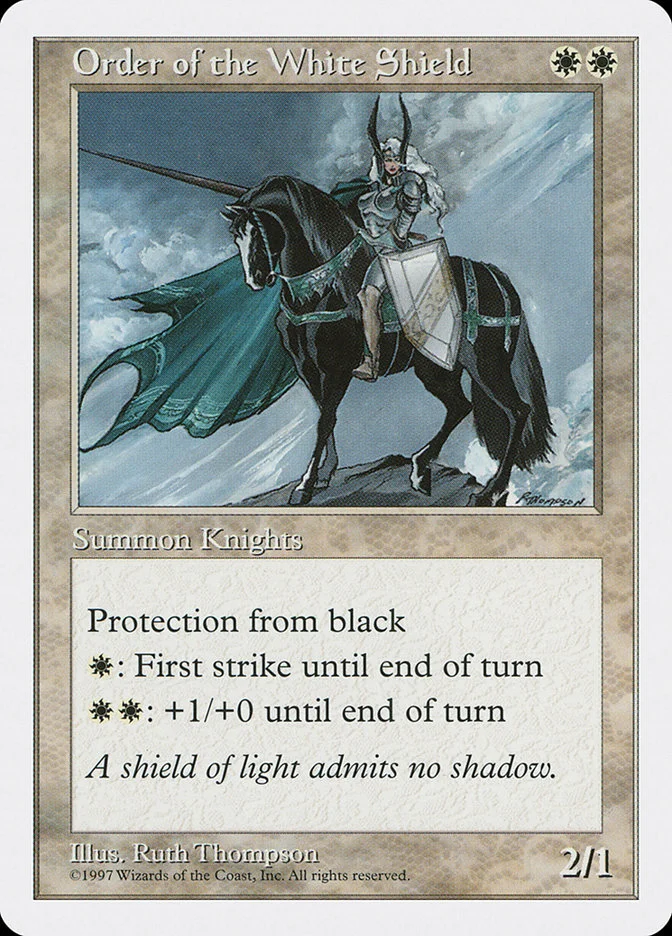 Order of the White Shield 「5ED/49」「EN」