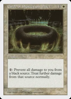 Circle of Protection: Black #17 · Magic: The Gathering