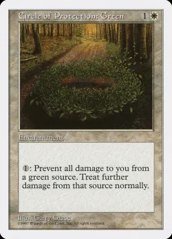 Circle of Protection: Green #19 · Magic: The Gathering