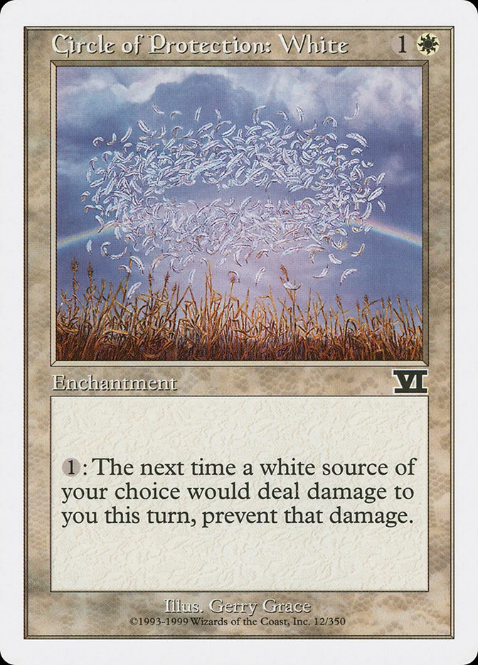 Circle of Protection: White 「6ED/12」「EN」
