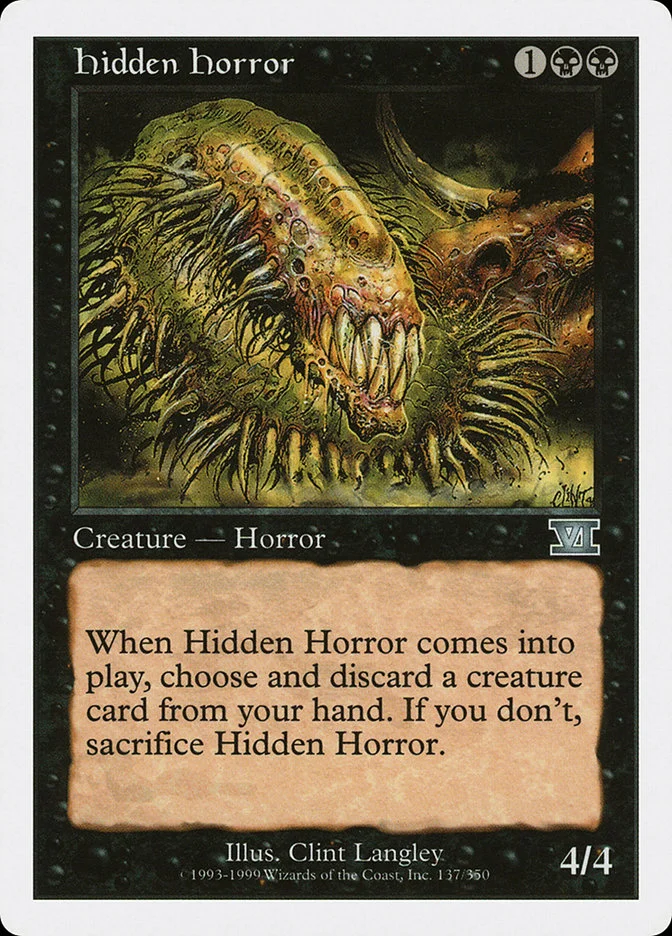 Hidden Horror 「6ED/137」「EN」