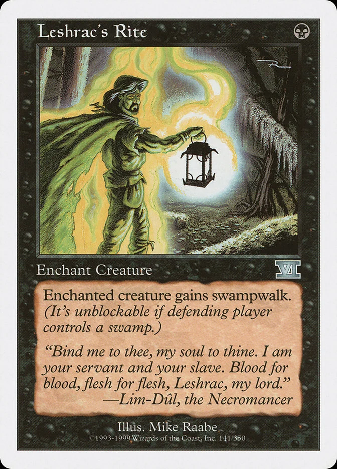 Leshrac's Rite 「6ED/141」「EN」
