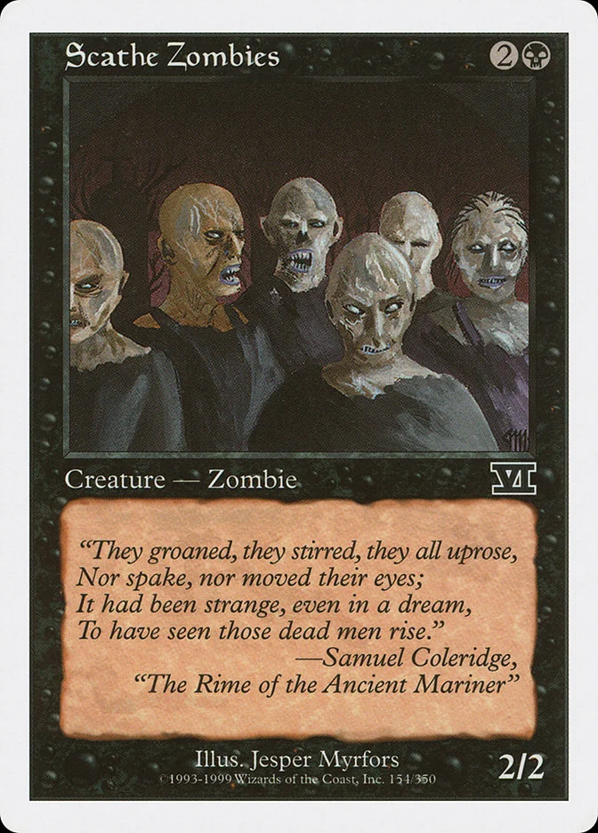 Scathe Zombies 「6ED/154」「EN」