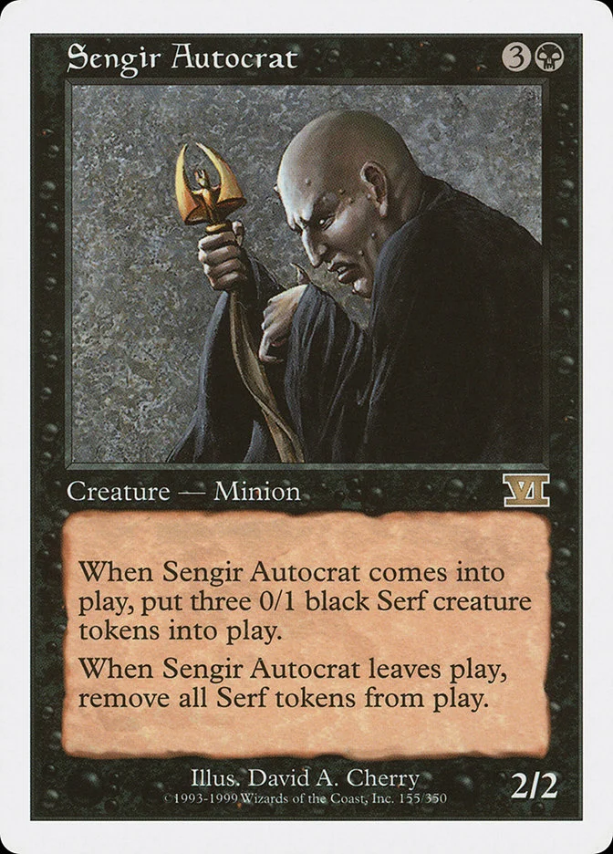 Sengir Autocrat 「6ED/155」「EN」