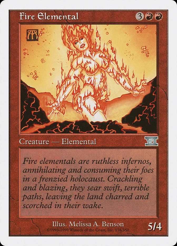 Fire Elemental 「6ED/176」「EN」