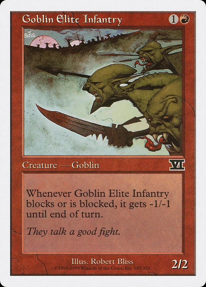 Goblin Elite Infantry 「6ED/183」「EN」