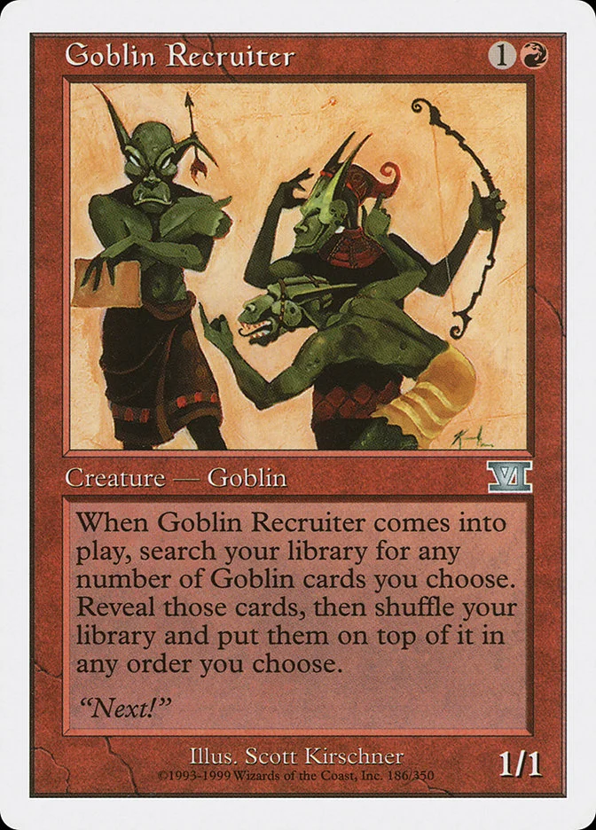 Goblin Recruiter 「6ED/186」「EN」