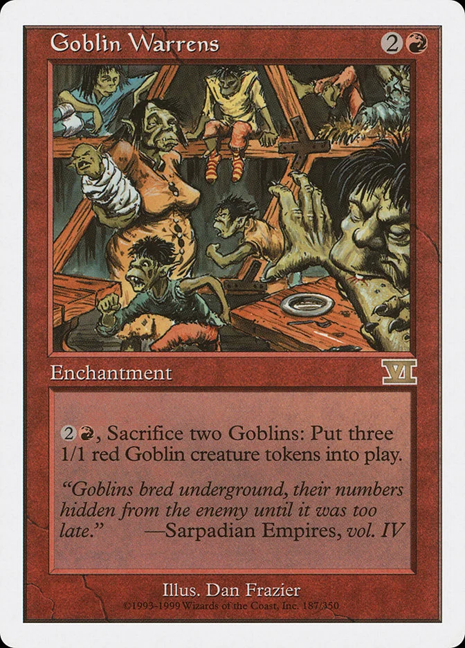 Goblin Warrens 「6ED/187」「EN」