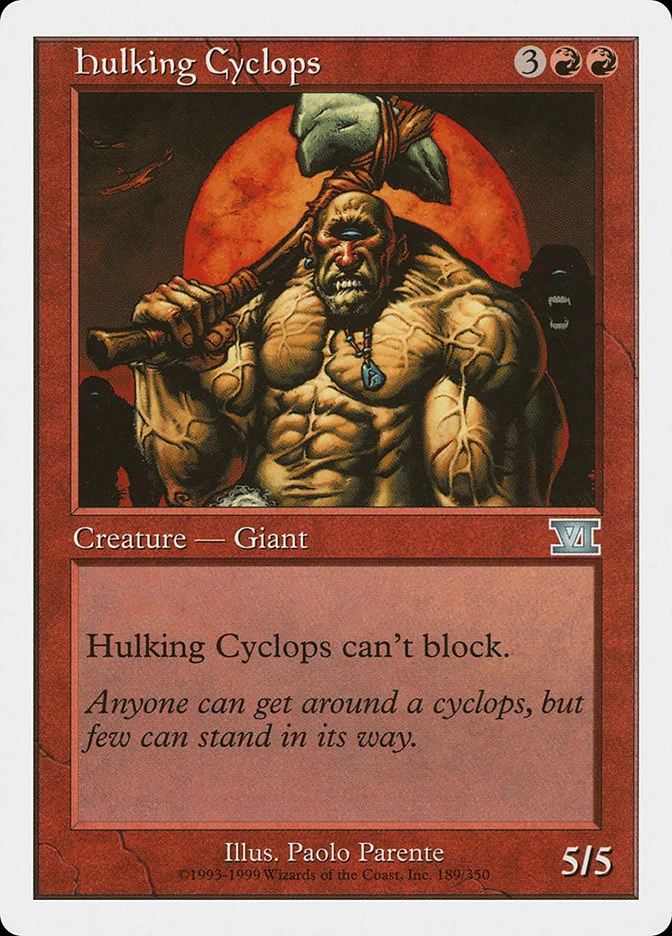 Hulking Cyclops 「6ED/189」「EN」