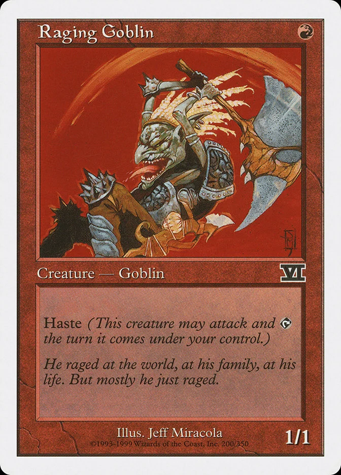 Raging Goblin 「6ED/200」「EN」