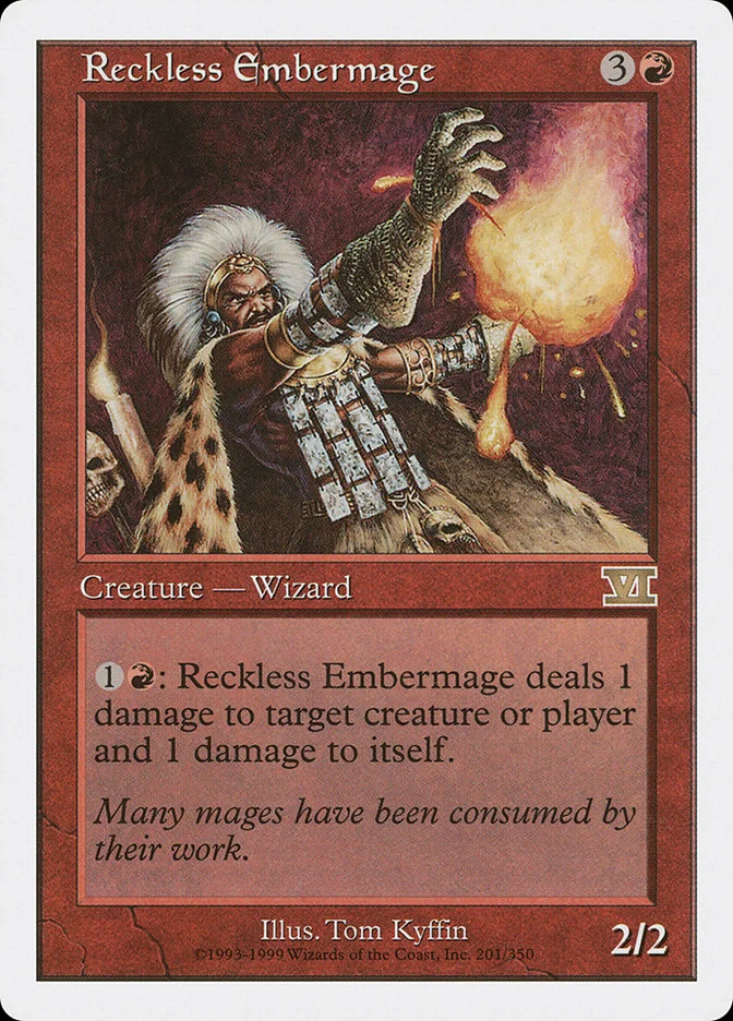Reckless Embermage 「6ED/201」「EN」