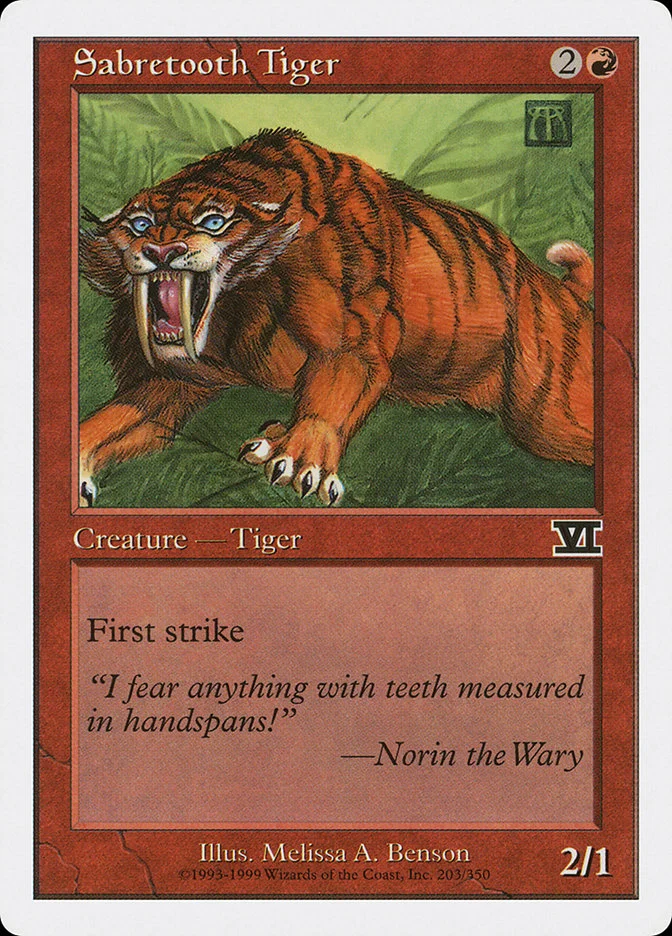 Sabretooth Tiger 「6ED/203」「EN」