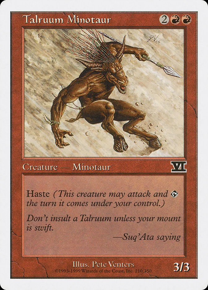 Talruum Minotaur 「6ED/210」「EN」