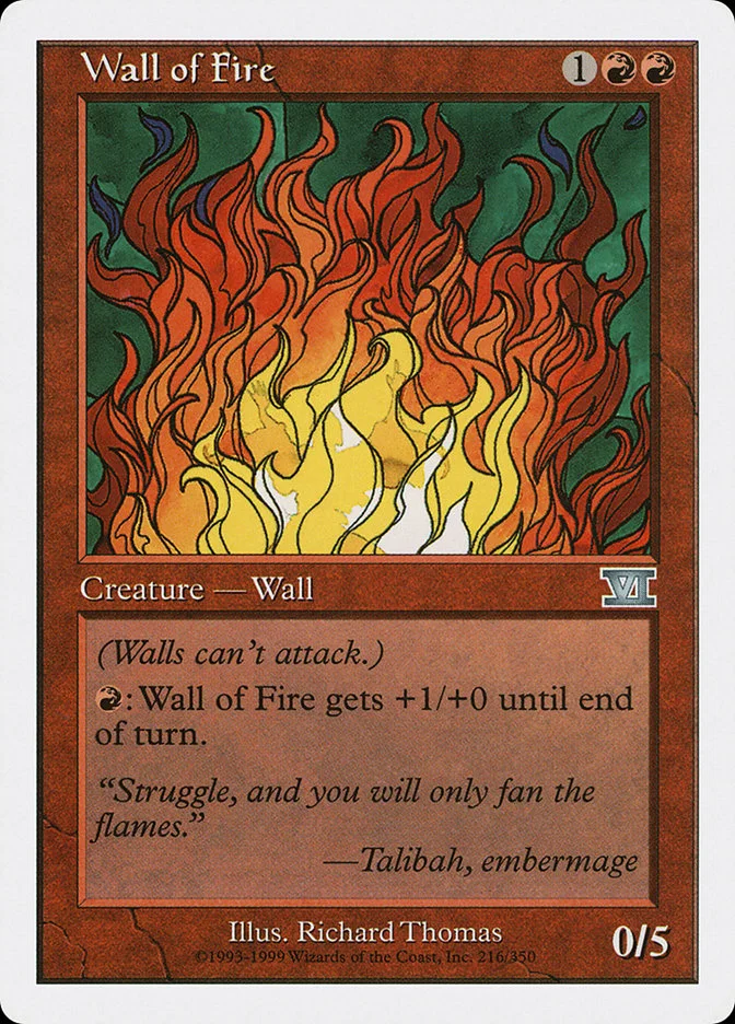 Wall of Fire 「6ED/216」「EN」