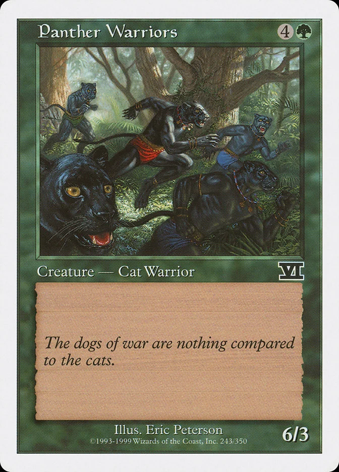 Panther Warriors 「6ED/243」「EN」