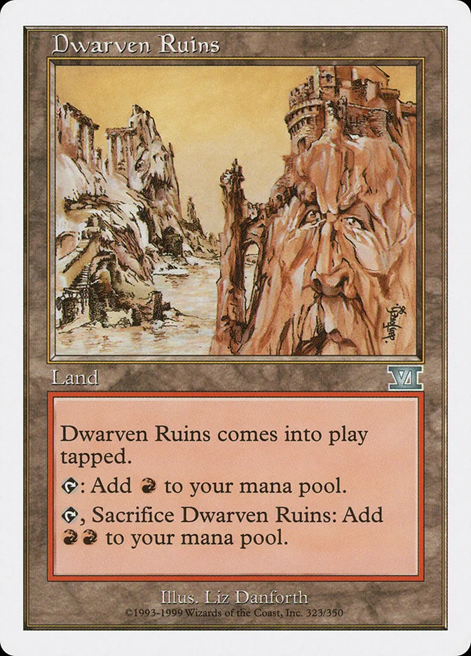 Dwarven Ruins 「6ED/323」「EN」