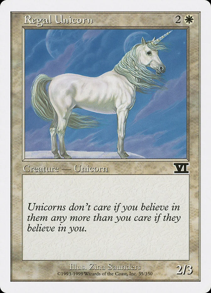 Regal Unicorn 「6ED/35」「EN」